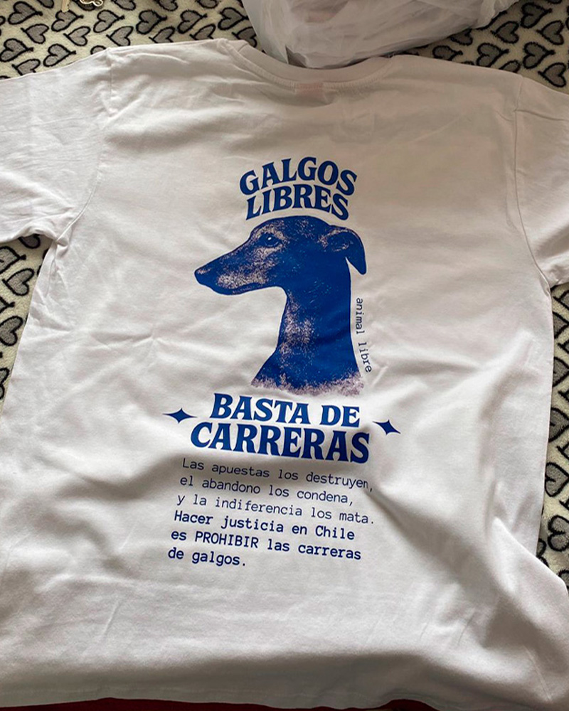 Polera Galgos Libres
